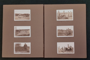 Альбом фотографий военных учений. 1915 г. (контактные фотоотпечатки) (дар Н. А. Кондратовой)